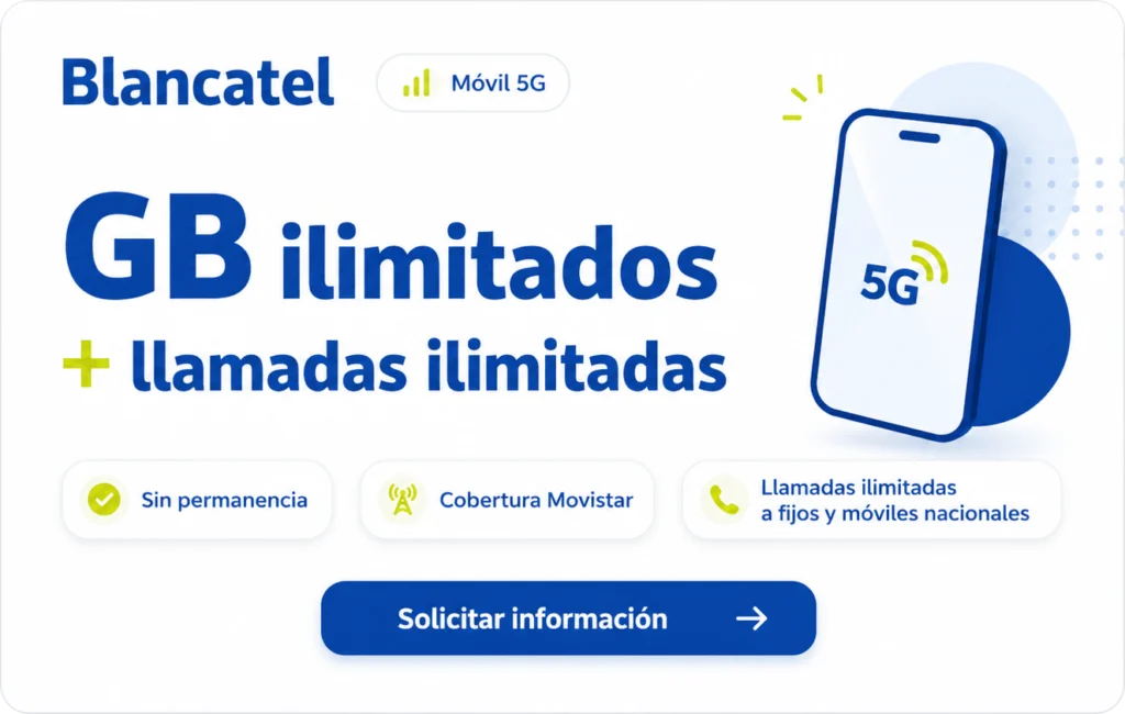 Llamadas y Datos Ilimitados Cobertura Movistar
